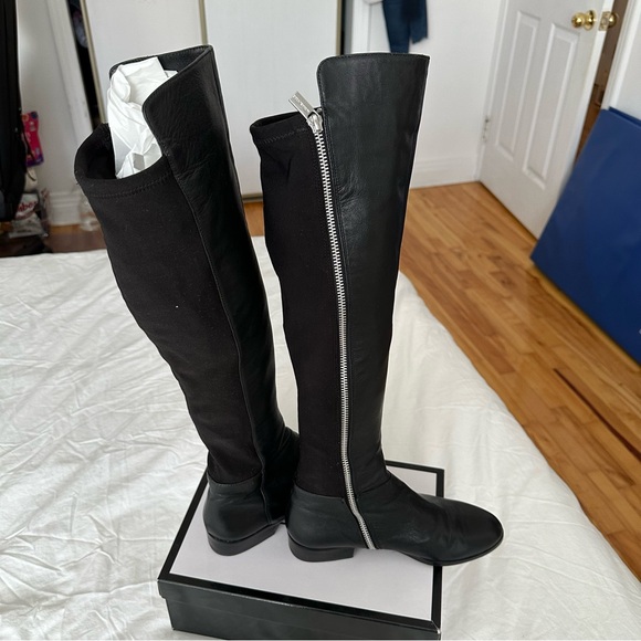 Michael Kors over the knee leather boots - Picture 5 of 10